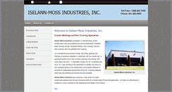 Desktop Screenshot of iselann-moss.com