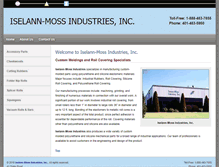 Tablet Screenshot of iselann-moss.com